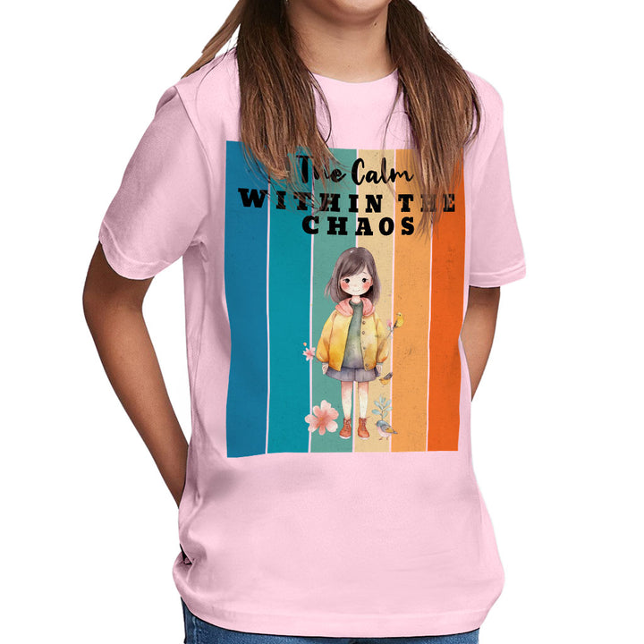 The Calm Within the Chaos Kids' Classic Fit T-Shirt - Flower Girl T-Shirt - Art Classic Fit Tee