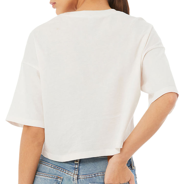 Keep Calm and Play Chess Women's Crop Tee Shirt - Cool Saying Cropped T-Shirt - Graphic Crop Top