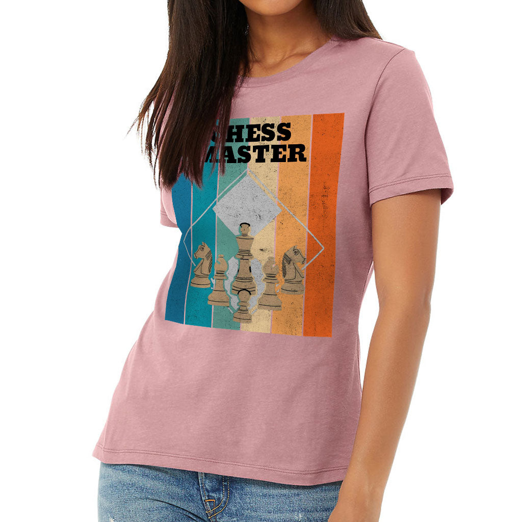 Chess Master Women's T-Shirt - Board Game T-Shirt - Art Relaxed Tee