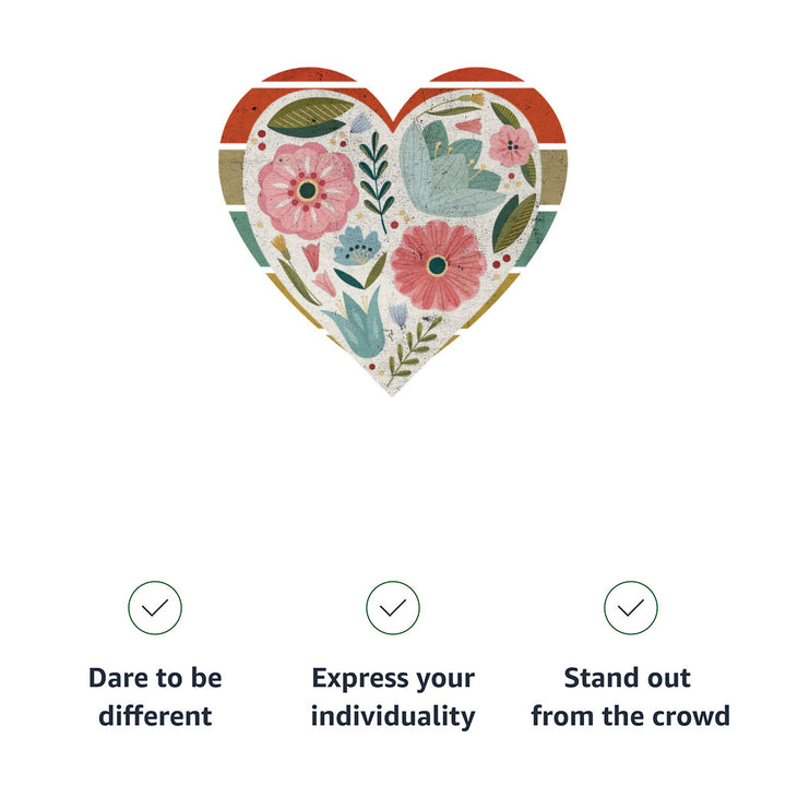 Flower Heart Toddler Denim Jacket - Colorful Jean Jacket - Printed Denim Jacket for Kids