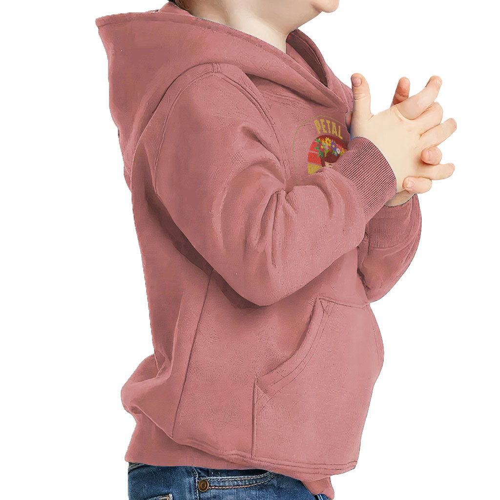 Petal Princess Toddler Pullover Hoodie - Cute Sponge Fleece Hoodie - Graphic Hoodie for Kids
