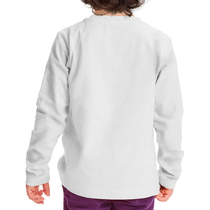 Flower Heart Toddler Long Sleeve T-Shirt - Colorful Kids' T-Shirt - Printed Long Sleeve Tee