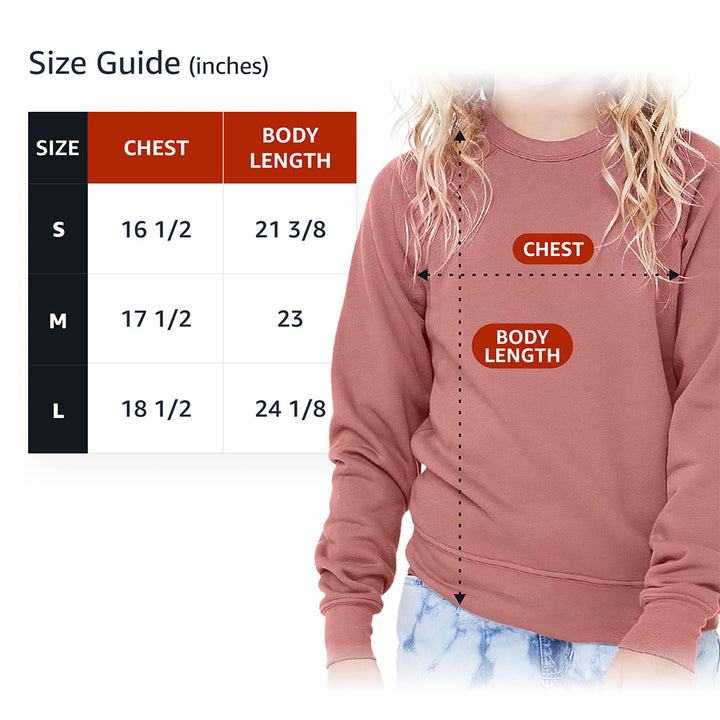 The Calm Within the Chaos Kids' Raglan Sweatshirt - Flower Girl Sponge Fleece Sweatshirt - Art Sweatshirt