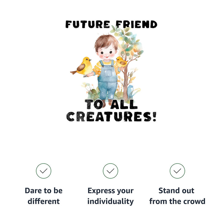 Future Friend for All Creatures Toddler Full-Zip Hoodie - Cute Toddler Hoodie - Colorful Kids' Hoodie