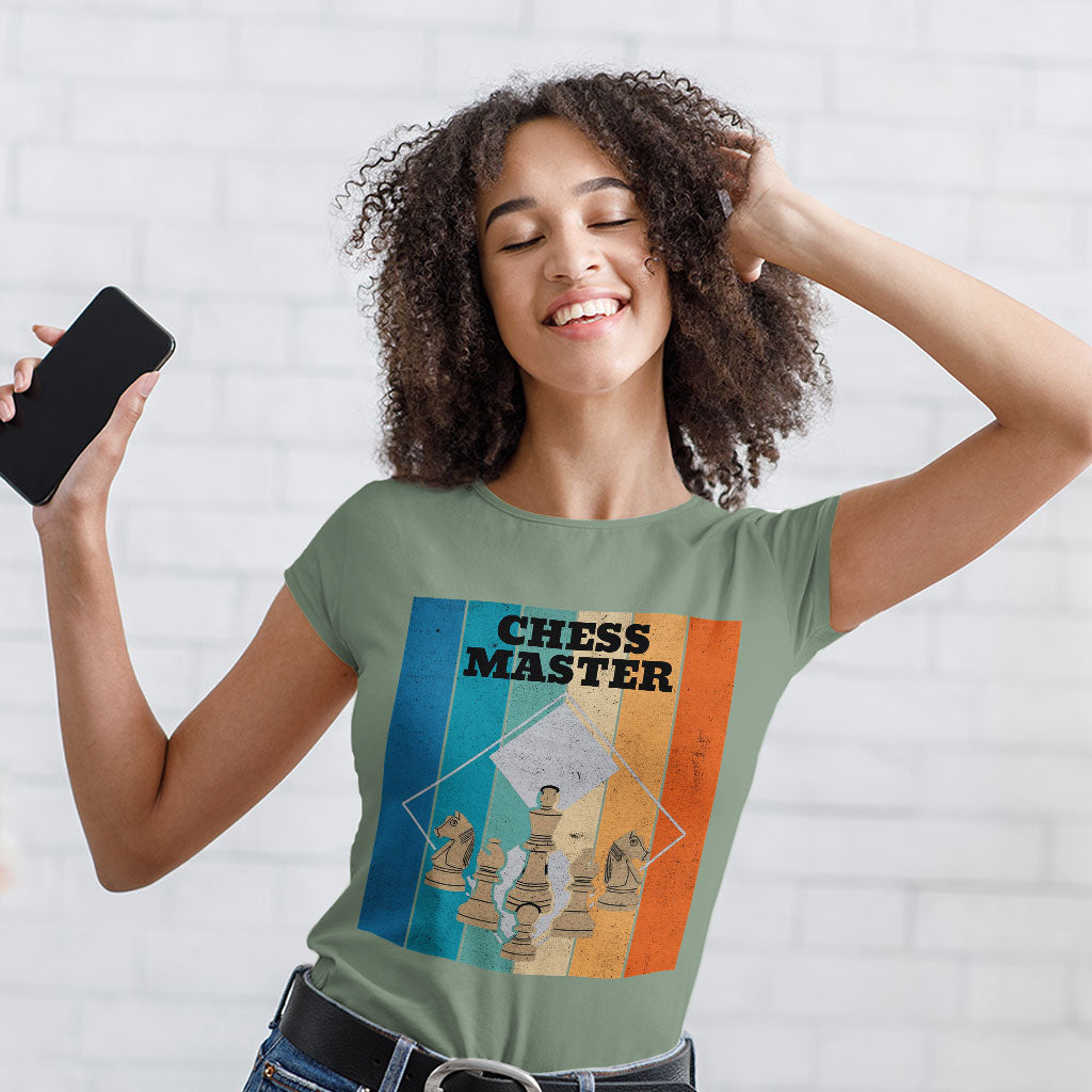 Chess Master Women's T-Shirt - Board Game T-Shirt - Art Relaxed Tee