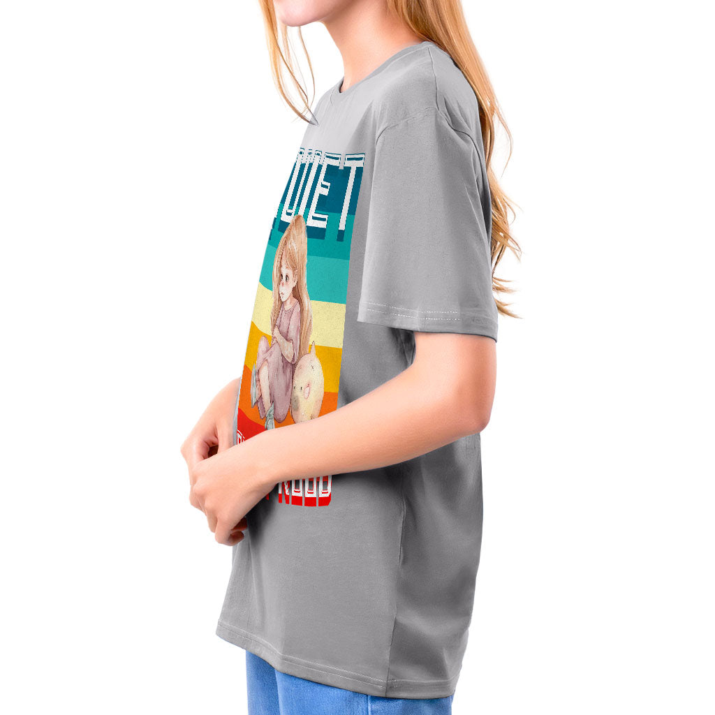 Quiet and Proud Kids' Classic Fit T-Shirt - Cute Girl T-Shirt - Printed Classic Fit Tee