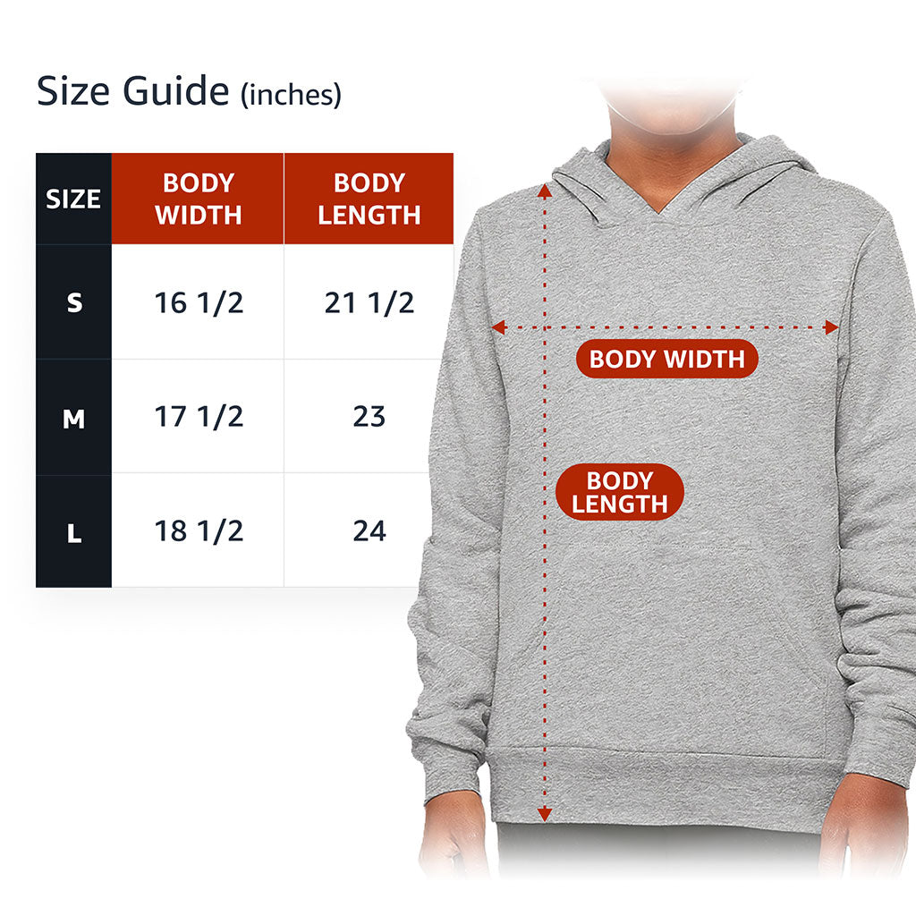 Whale Print Kids' Sponge Fleece Hoodie - Yo Ho Ho Kids' Hoodie - Graphic Hoodie for Kids