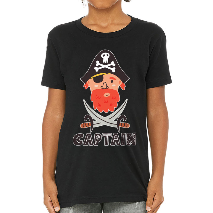 Captain Kids' T-Shirt - Pirate Themed T-Shirt - Cool Tee Shirt for Kids