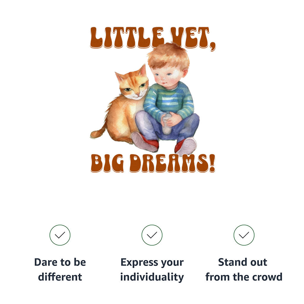 Little Vet Big Dream Toddler Hooded Denim Jacket - Cat Jean Jacket - Animal Lover Denim Jacket for Kids