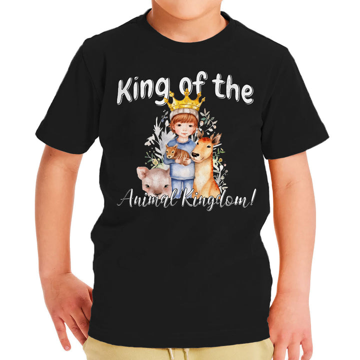 King Of the Animal Kingdom Toddler T-Shirt - Cool Kids' T-Shirt - Graphic Tee Shirt for Toddler