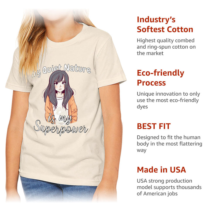 My Quiet Nature Kids' T-Shirt - Beautiful T-Shirt - Unique Tee Shirt for Kids