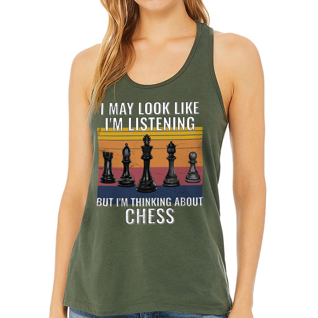 Chess Women's Racerback Tank - Bright Tank Top - Colorful Workout Tank