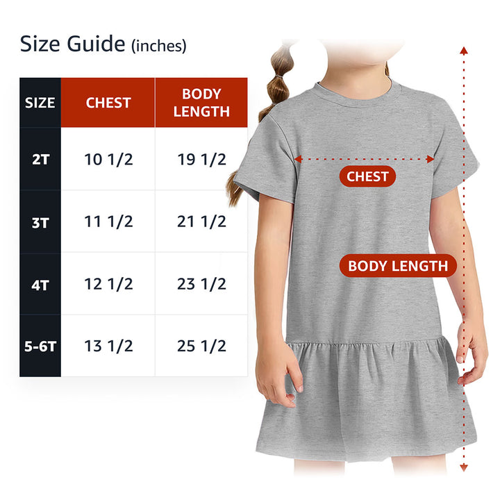 Little Cactus Toddler Rib Dress - Flag Girls' Dress - Themed Toddler Dress