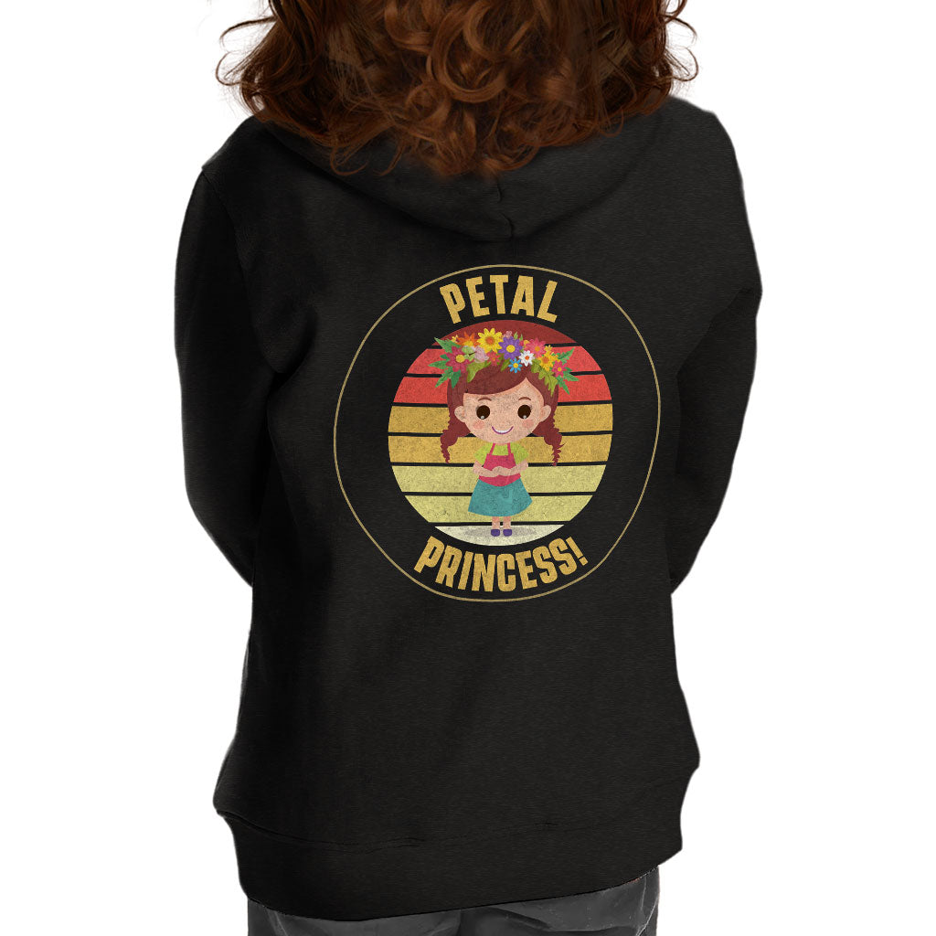 Petal Princess Toddler Full-Zip Hoodie - Cute Toddler Hoodie - Graphic Kids' Hoodie