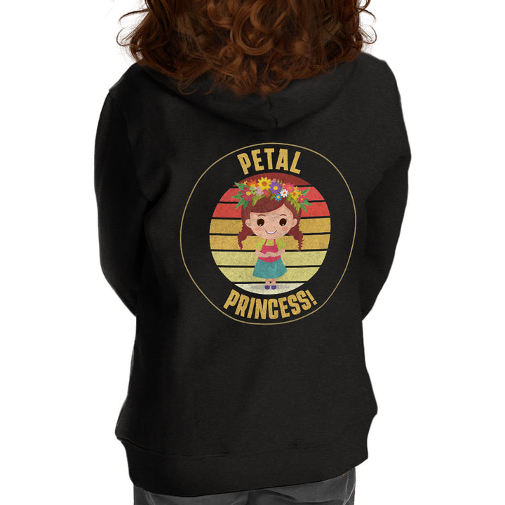 Petal Princess Toddler Full-Zip Hoodie - Cute Toddler Hoodie - Graphic Kids' Hoodie