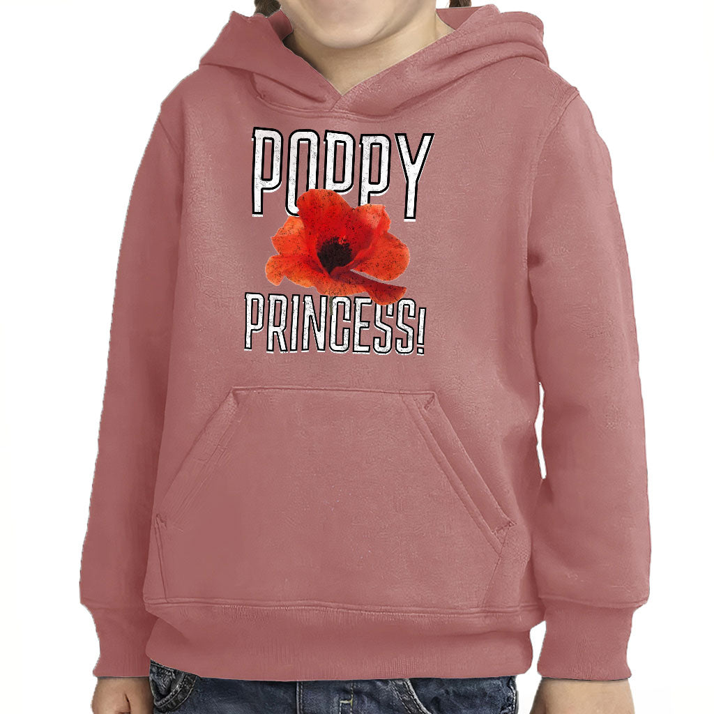 Poppy Princess Toddler Pullover Hoodie - Cute Sponge Fleece Hoodie - Themed Hoodie for Kids