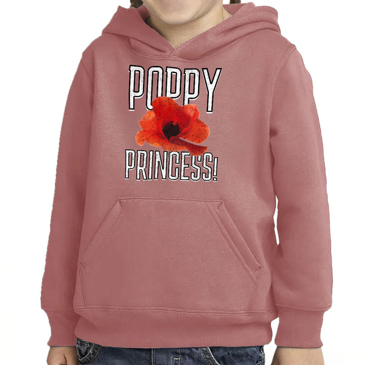 Poppy Princess Toddler Pullover Hoodie - Cute Sponge Fleece Hoodie - Themed Hoodie for Kids