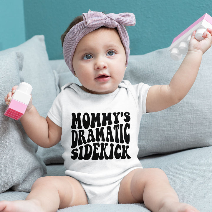 Dramatic Baby Jersey Onesie - Funny Design Baby Bodysuit - Cool Design Baby One-Piece