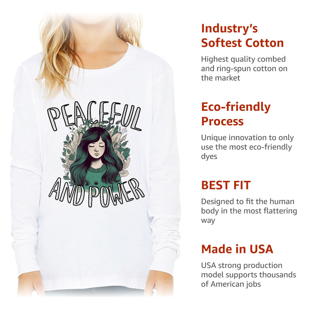 Power Kids' Long Sleeve T-Shirt - Beautiful T-Shirt - Unique Long Sleeve Tee