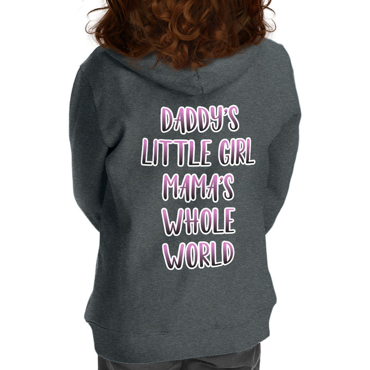Daddy's Little Girl Toddler Full-Zip Hoodie - Cute Toddler Hoodie - Printed Kids' Hoodie