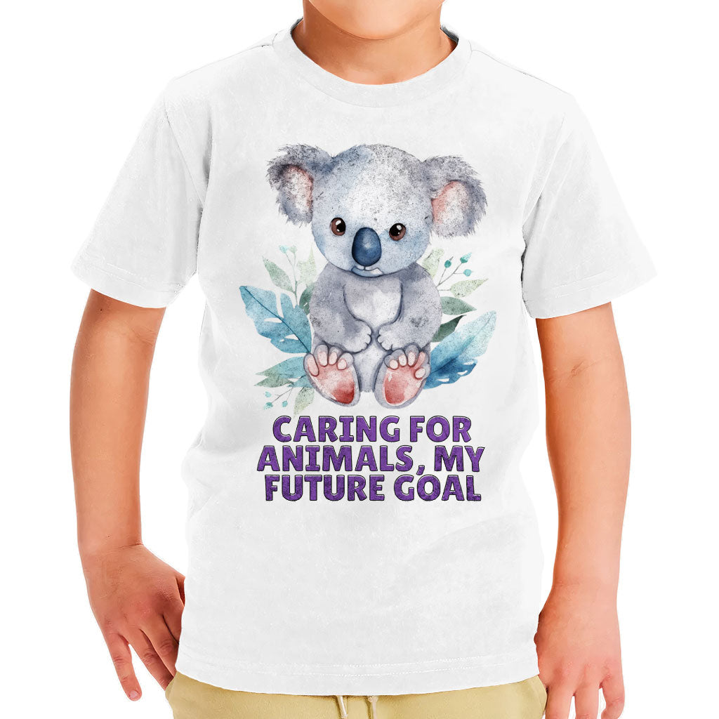 Caring for Animals Toddler T-Shirt - Coala Kids' T-Shirt - Cute Tee Shirt for Toddler
