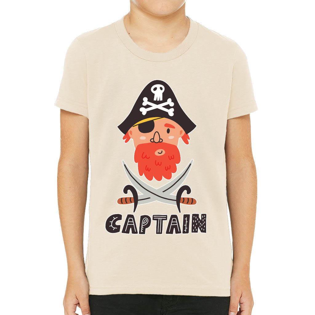 Captain Kids' T-Shirt - Pirate Themed T-Shirt - Cool Tee Shirt for Kids