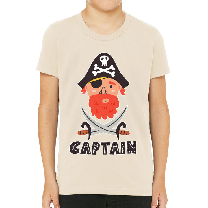 Captain Kids' T-Shirt - Pirate Themed T-Shirt - Cool Tee Shirt for Kids