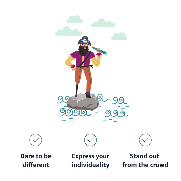 Cute Pirate Kids' Classic Fit T-Shirt - Flag T-Shirt - Graphic Classic Fit Tee