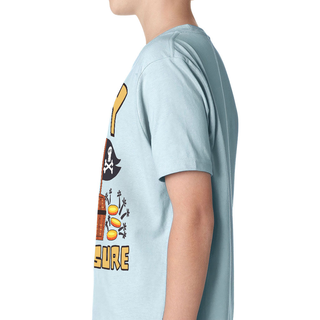 My Treasure Kids' Classic Fit T-Shirt - Pirate Design T-Shirt - Colorful Classic Fit Tee
