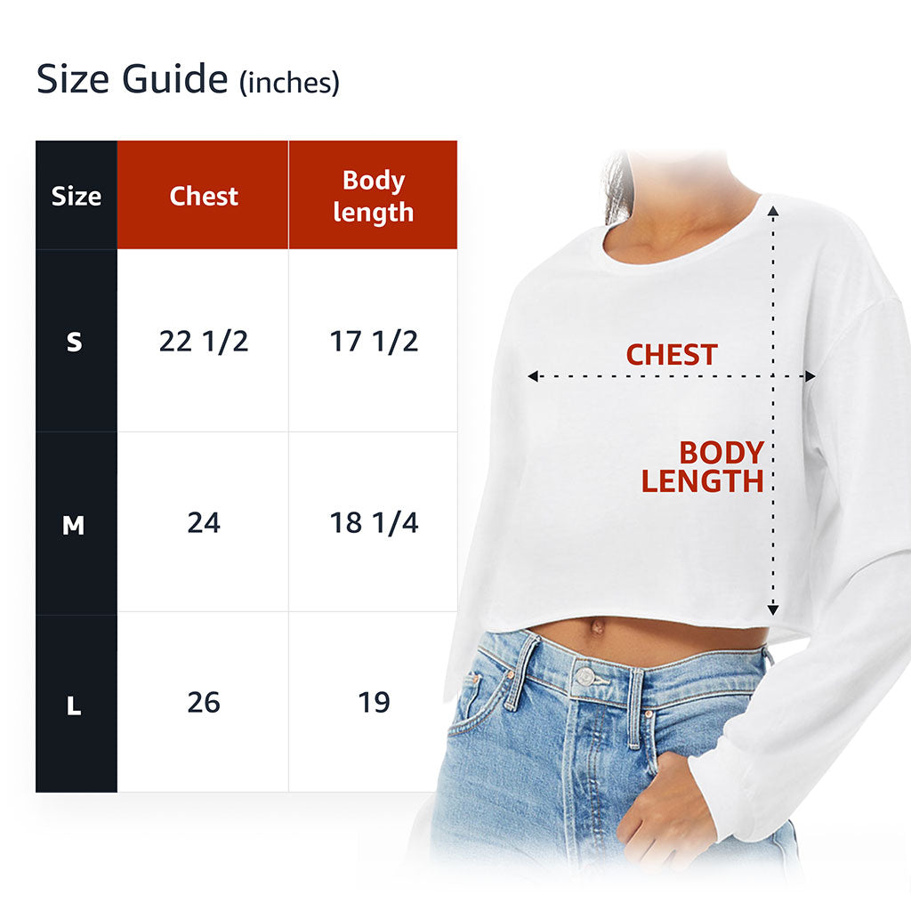 I Paused My Game to Be Here Cropped Long Sleeve T-Shirt - Chess Graphic Women's T-Shirt - Printed Long Sleeve Tee