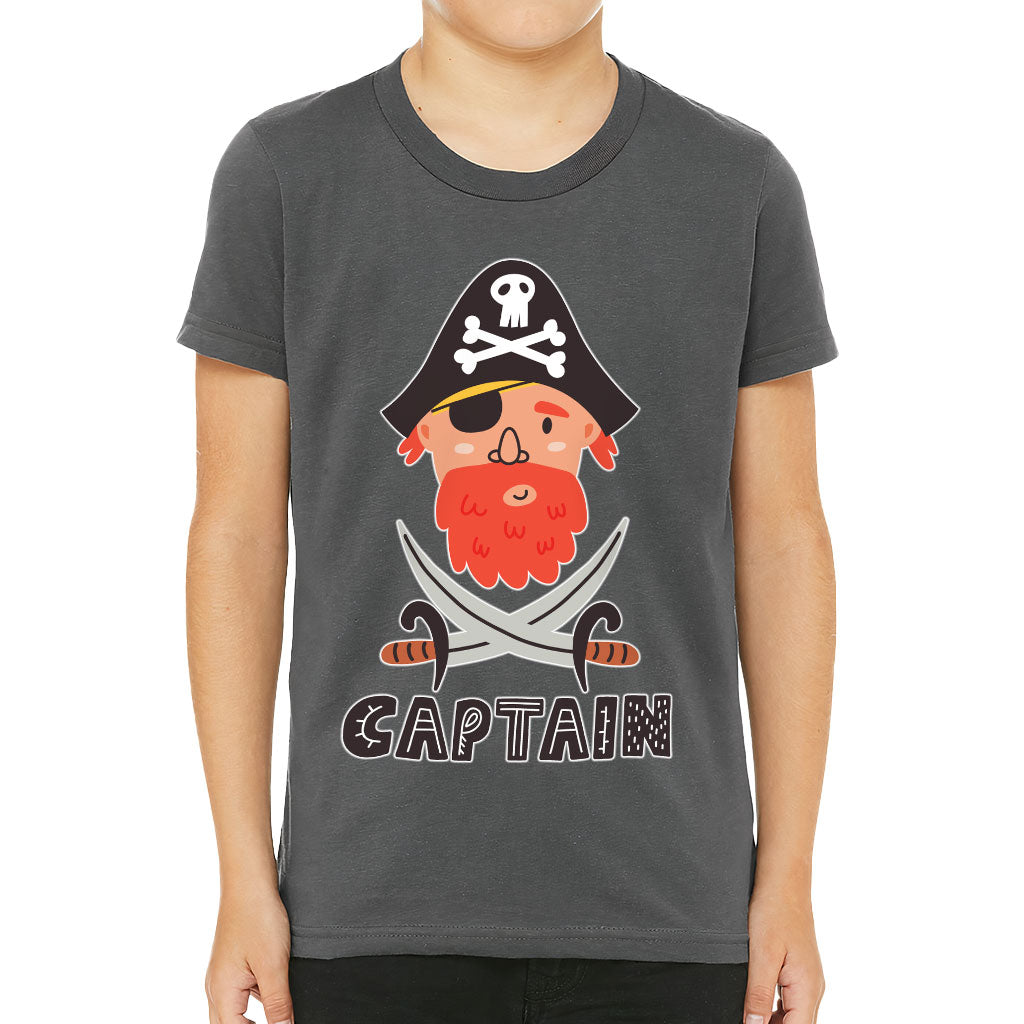 Captain Kids' T-Shirt - Pirate Themed T-Shirt - Cool Tee Shirt for Kids