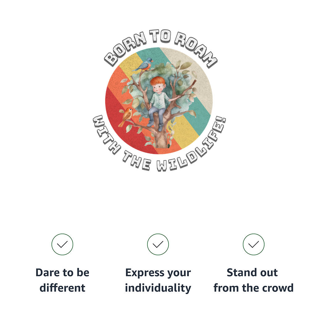 Born to Roam Baby Jersey Onesie - Birds Baby Bodysuit - Colorful Baby One-Piece