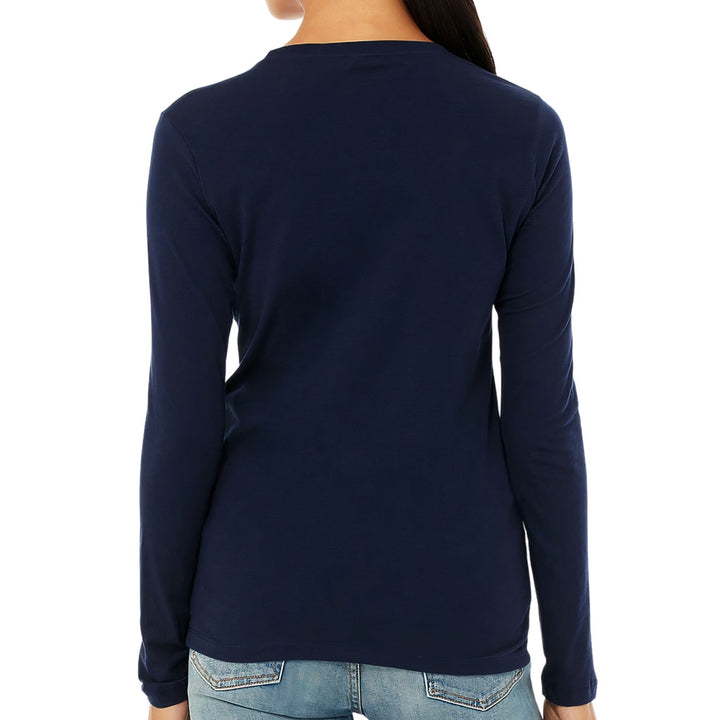 Checkmate Your Day Women's Long Sleeve T-Shirt - Colorful Long Sleeve Tee - Printed T-Shirt