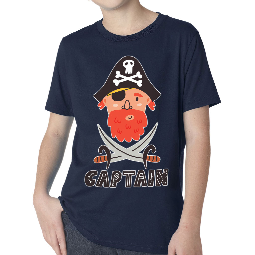 Captain Kids' Classic Fit T-Shirt - Pirate Themed T-Shirt - Cool Classic Fit Tee