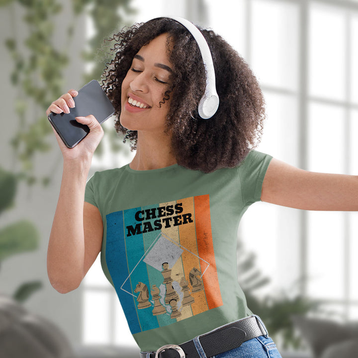 Chess Master Women's T-Shirt - Board Game T-Shirt - Art Relaxed Tee