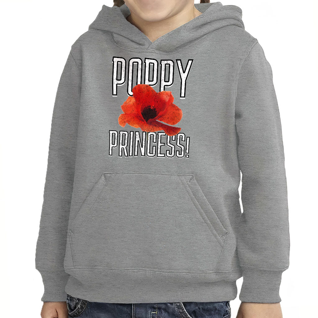 Poppy Princess Toddler Pullover Hoodie - Cute Sponge Fleece Hoodie - Themed Hoodie for Kids
