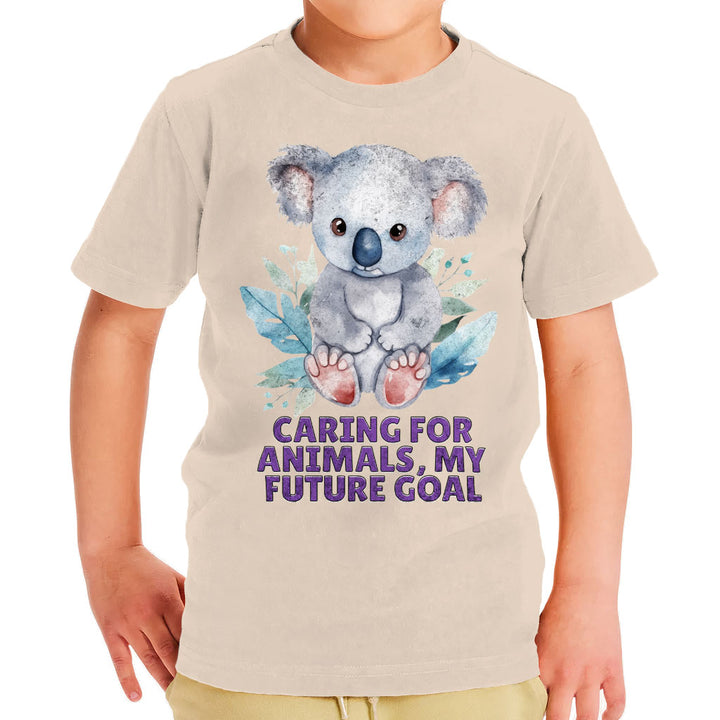 Caring for Animals Toddler T-Shirt - Coala Kids' T-Shirt - Cute Tee Shirt for Toddler