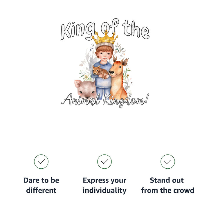 King Of the Animal Kingdom Toddler Full-Zip Hoodie - Cool Toddler Hoodie - Graphic Kids' Hoodie