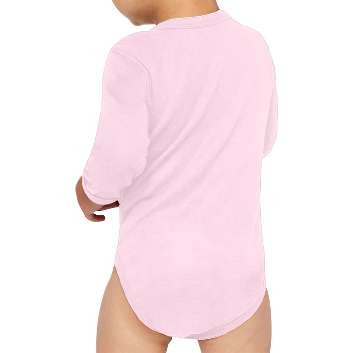 Poppy Princess Baby Long Sleeve Onesie - Cute Baby Long Sleeve Bodysuit - Themed Baby One-Piece