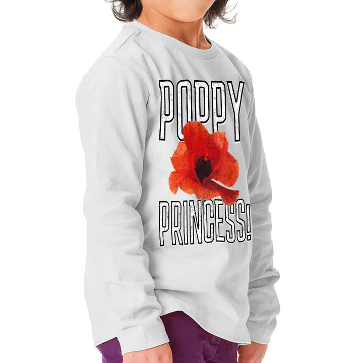 Poppy Princess Toddler Long Sleeve T-Shirt - Cute Kids' T-Shirt - Themed Long Sleeve Tee