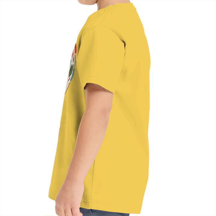 Flower Heart Toddler T-Shirt - Colorful Kids' T-Shirt - Printed Tee Shirt for Toddler