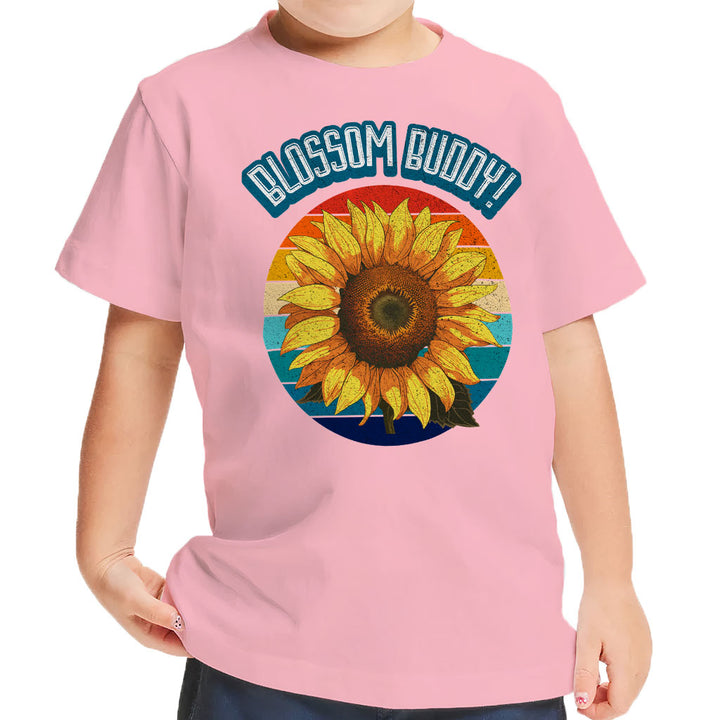 Blossom Buddy Toddler T-Shirt - Flower Kids' T-Shirt - Plant Tee Shirt for Toddler