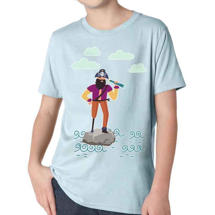Cute Pirate Kids' Classic Fit T-Shirt - Flag T-Shirt - Graphic Classic Fit Tee