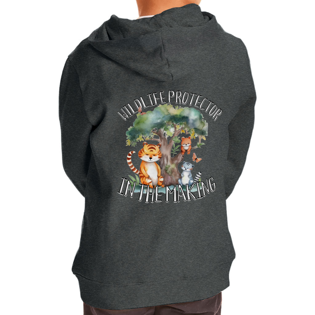 Wildlife Protector Toddler Full-Zip Hoodie - Animals Toddler Hoodie - Themed Kids' Hoodie