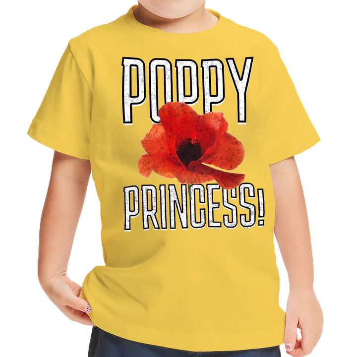 Poppy Princess Toddler T-Shirt - Cute Kids' T-Shirt - Themed Tee Shirt for Toddler