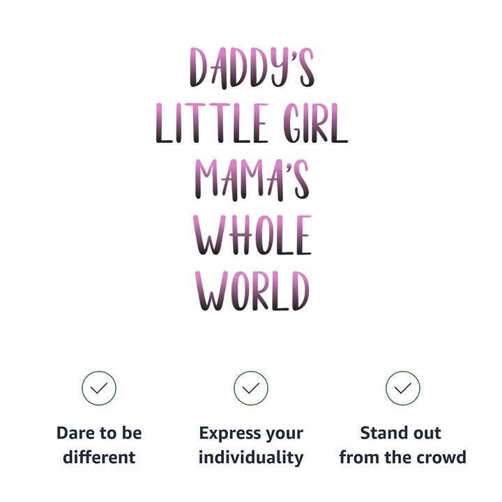 Daddy's Little Girl Toddler Long Sleeve T-Shirt - Cute Kids' T-Shirt - Printed Long Sleeve Tee