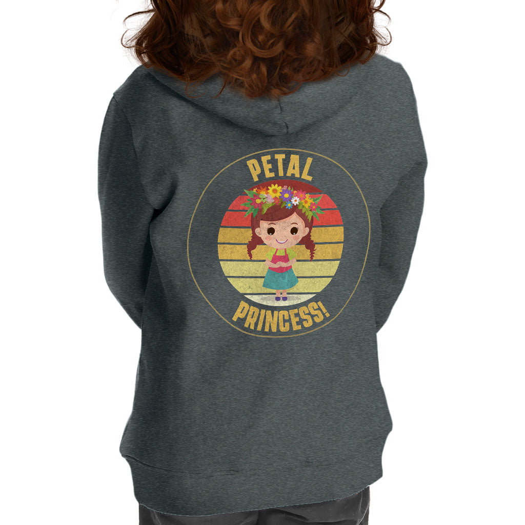 Petal Princess Toddler Full-Zip Hoodie - Cute Toddler Hoodie - Graphic Kids' Hoodie