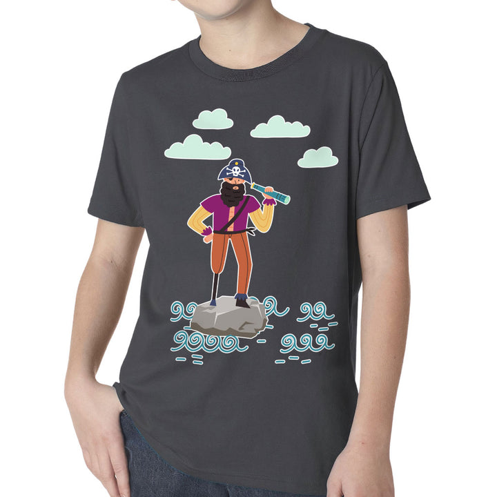 Cute Pirate Kids' Classic Fit T-Shirt - Flag T-Shirt - Graphic Classic Fit Tee