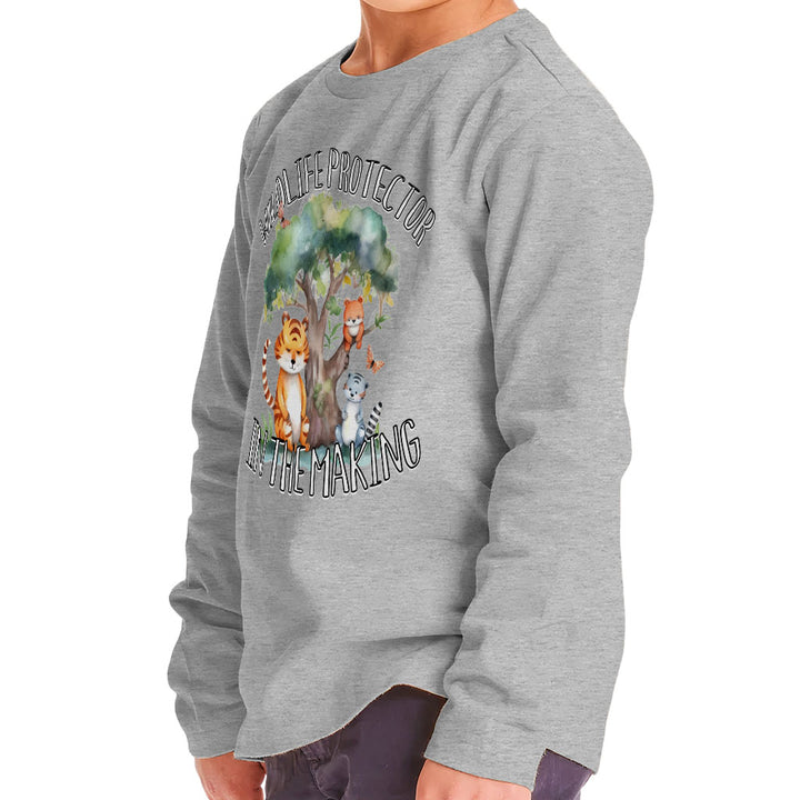 Wildlife Protector Toddler Long Sleeve T-Shirt - Animals Kids' T-Shirt - Themed Long Sleeve Tee
