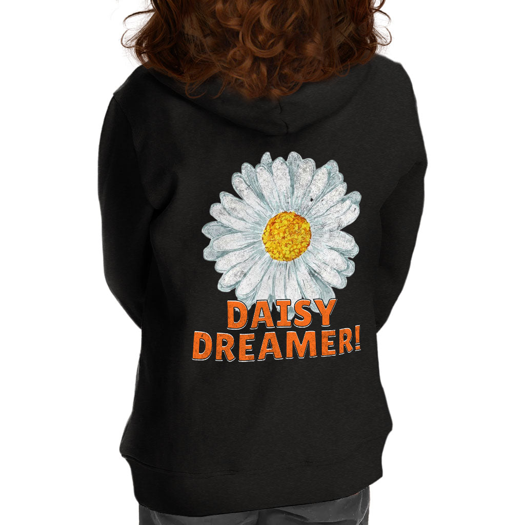Daisy Dreamer Toddler Full-Zip Hoodie - Minimalistic Toddler Hoodie - Printed Kids' Hoodie